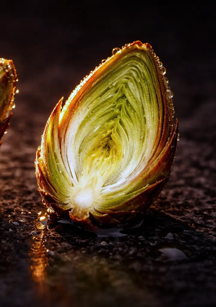 Photo of Plant bud external and cross-section