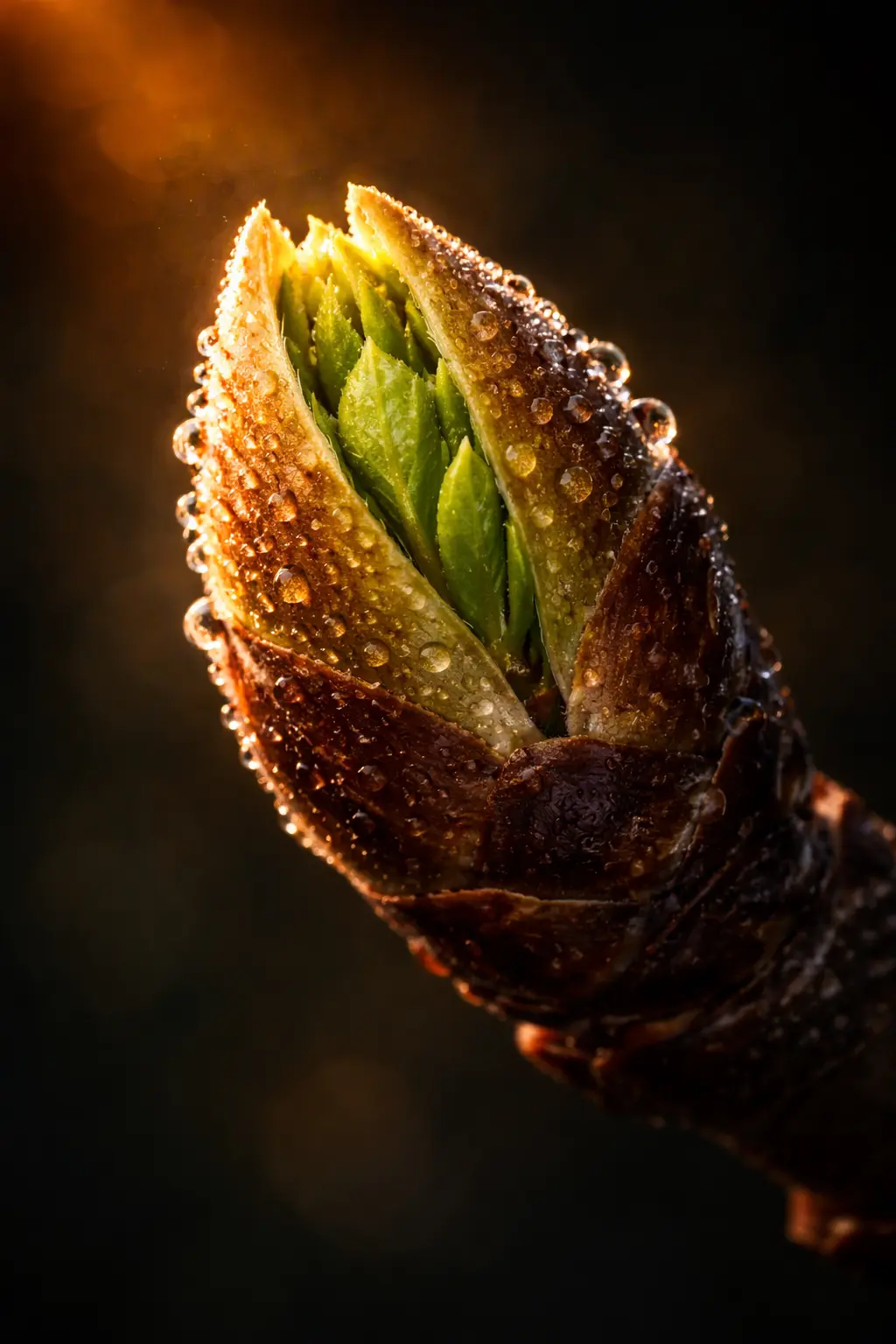 Photo of Tree bud opening in spring